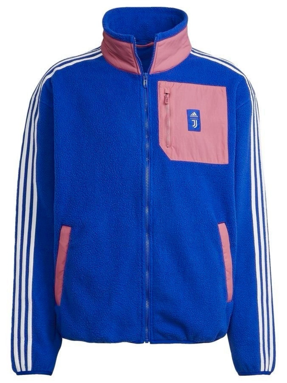 adidas Originals Juventus FC Lifestyler Fleece Full- Zip Track Jacket Large
